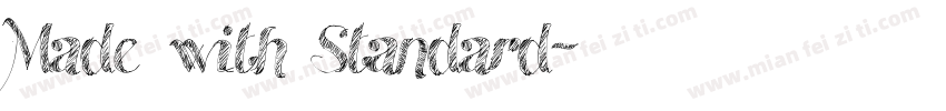 Made with Standard字体转换